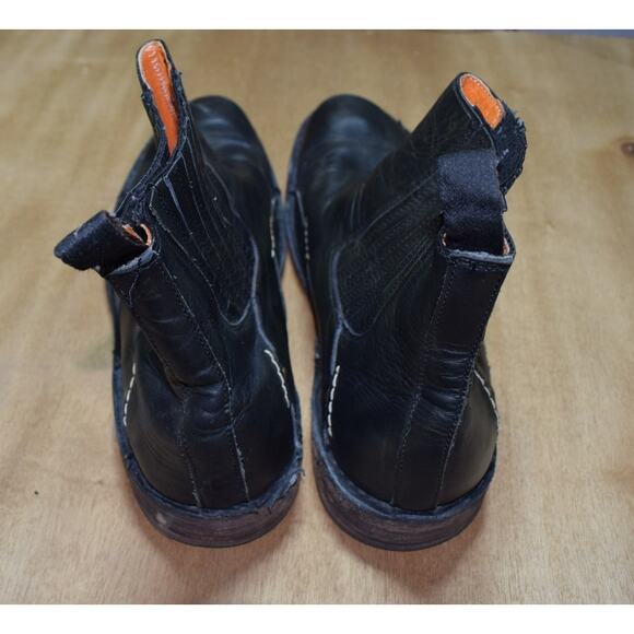 Bed Stu Black Leather Chelsea Boots Men’s Size 12 - Picture 3 of 4